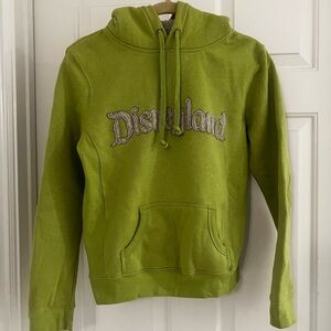 Green Vintage Sherpa Disneyland hoodie